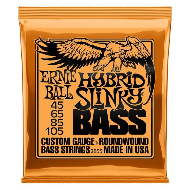 Ernie Ball 2833 Hybrid Slinky Roundwound Bass Guitar Strings