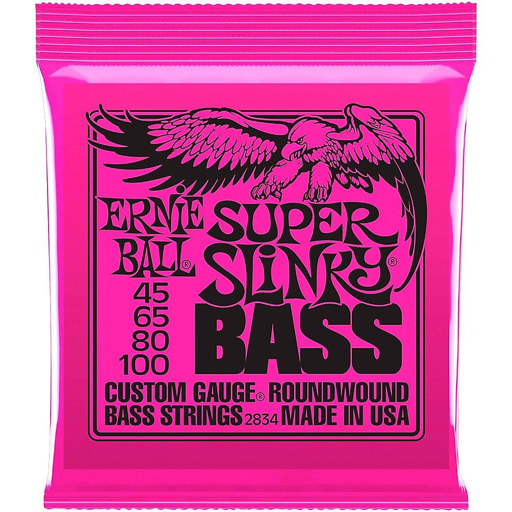 Ernie Ball 2834 Super Slinky Roundwound Bass Strings