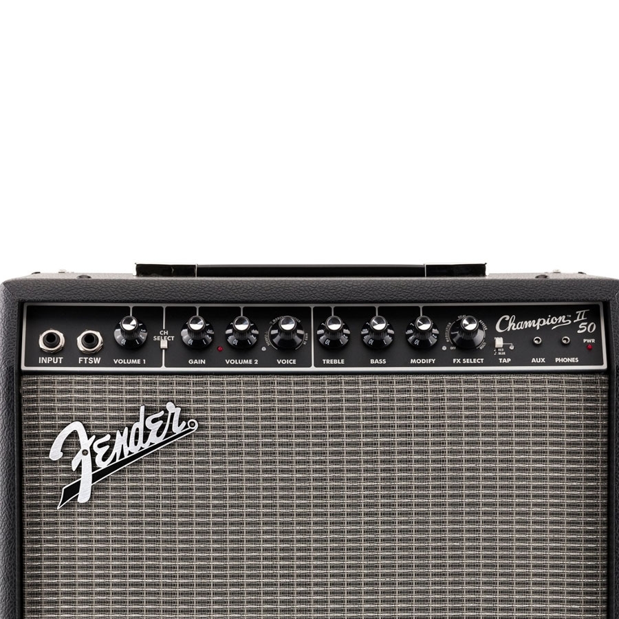 Fender Champion II 50 50-Watt 1 x 12-inch Guitar Combo Amplifier online in India at johnsmusicin at the lowest price Online price in India