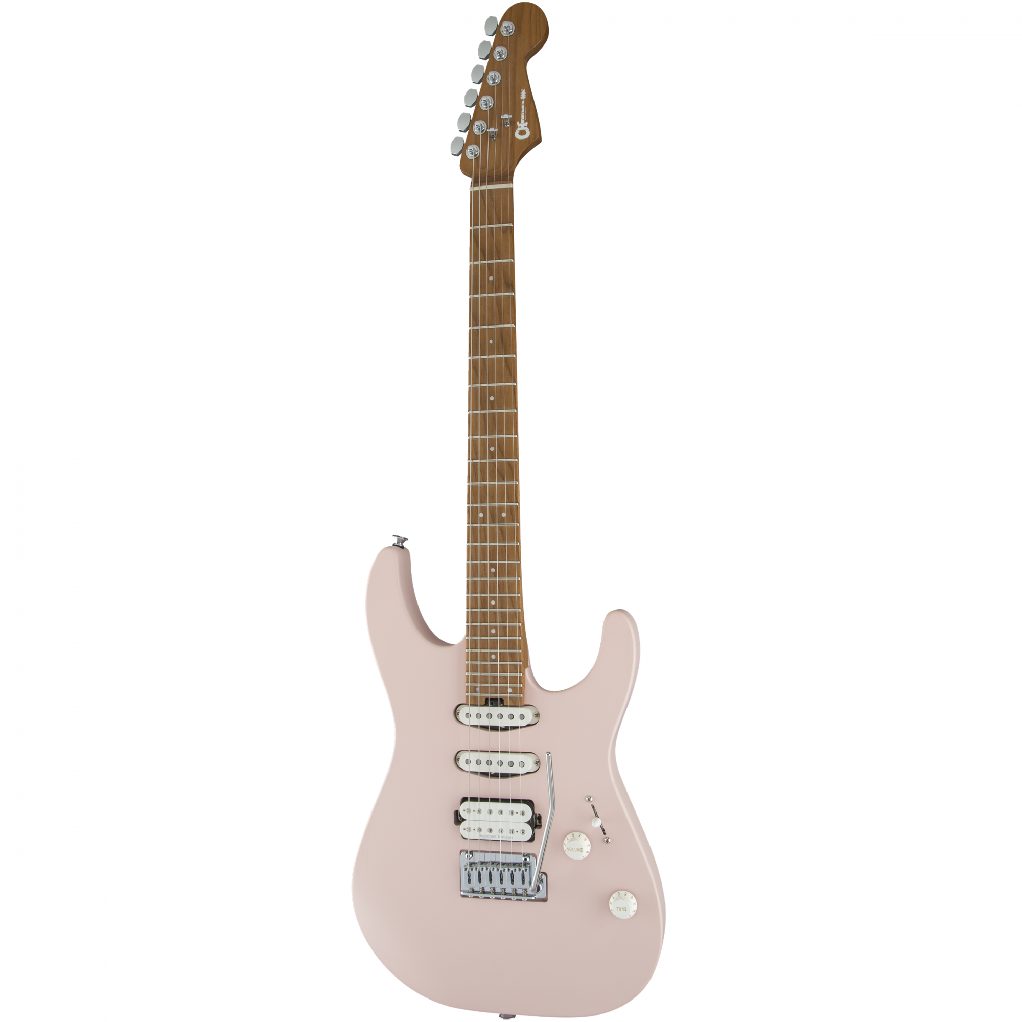 Charvel DK24 Pro Mod HSS 2PT CM Caramelized Maple Fingerboard Shell Pink Electric Guitar Online price in India