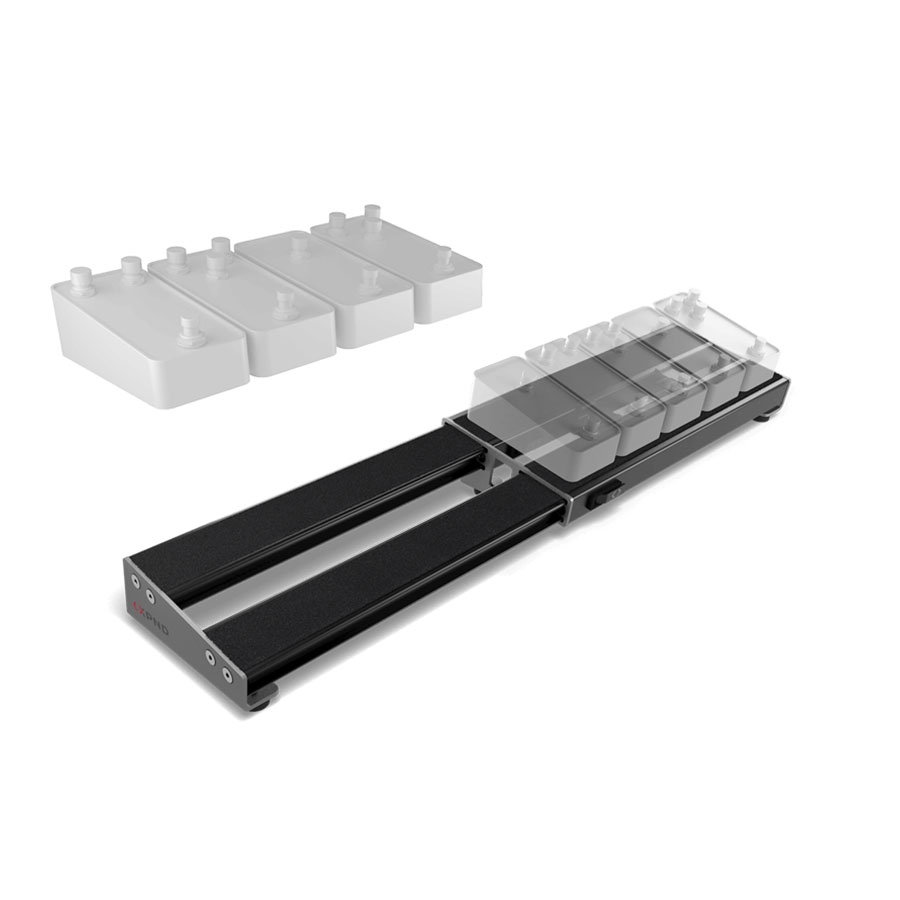 Daddario PW-XPNDPB-01 Expanding Single Row XPND Pedalboard online in India at johnsmusicin at the lowest price Daddario PW-XPNDPB-01 Expanding Single Row XPND Pedalboard Online price in India