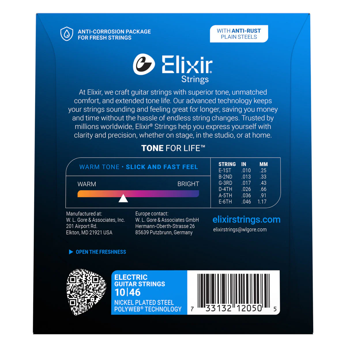 Elixir Strings 12050 Polyweb Electric Guitar Strings 010-046 Light online in India at johnsmusicin at the lowest price Online price in India