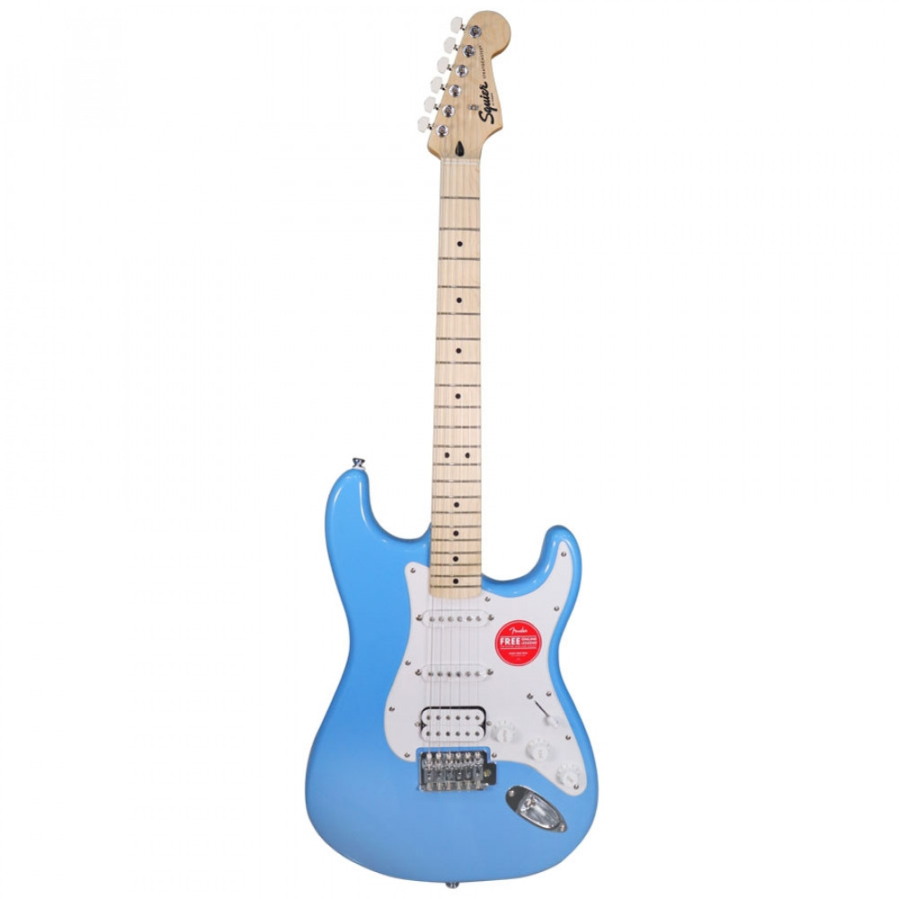 Image of Fender Squier Sonic Stratocaster HSS FSR Maple Electric Guitar California Blue