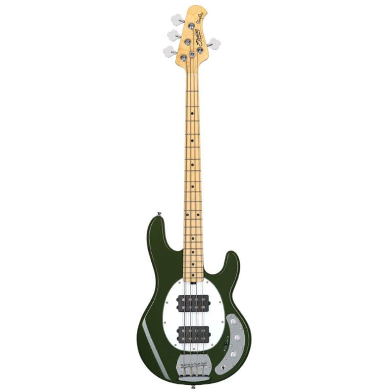 Sterling StingRay Ray4HH Electric Bass Guitar Olive
