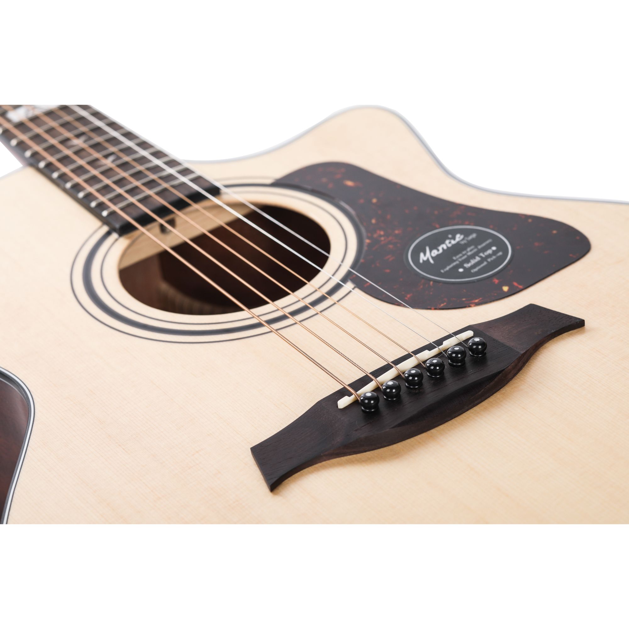 Mantic GT10GC Solid Top Acoustic Guitar