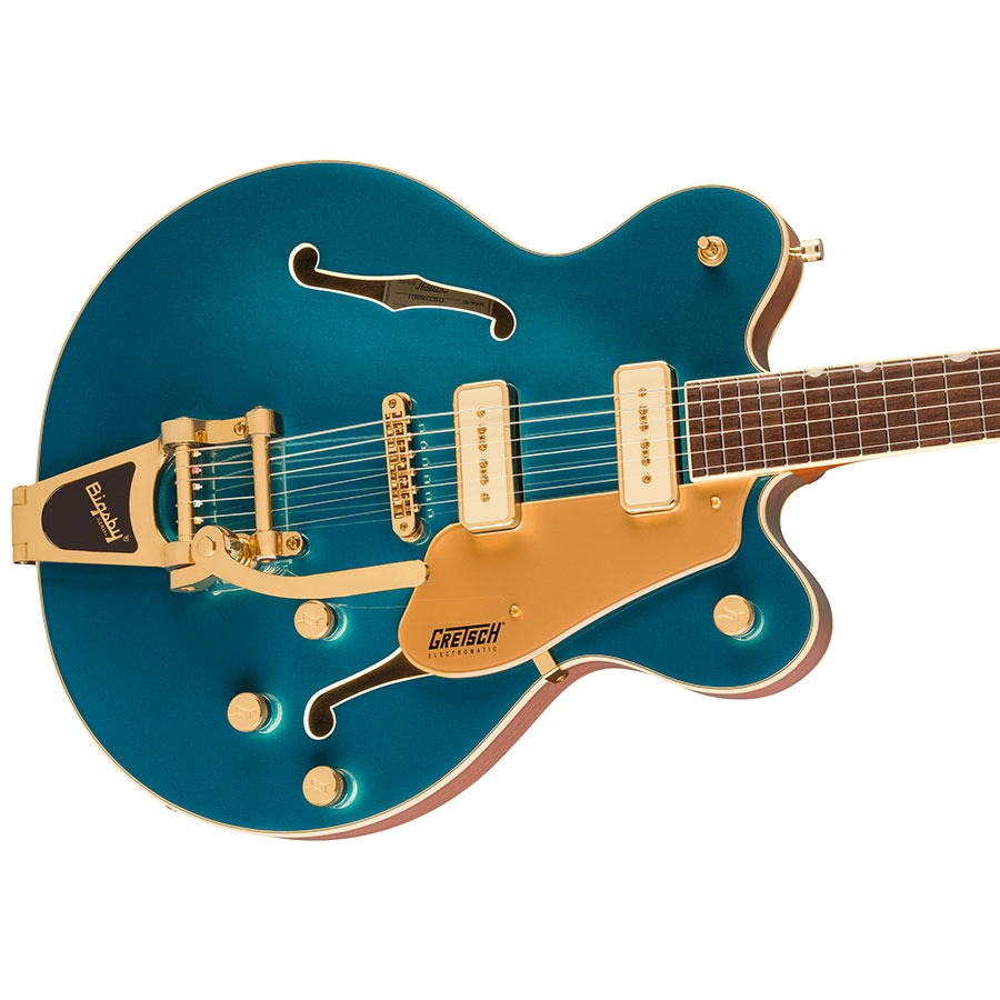 Gretsch Electromatic Pristine LTD Center Block Double-Cut with Bigsby Laurel Fingerboard Electric Guitar Petrol online in India at johnsmusicin at the lowest price Online price in India