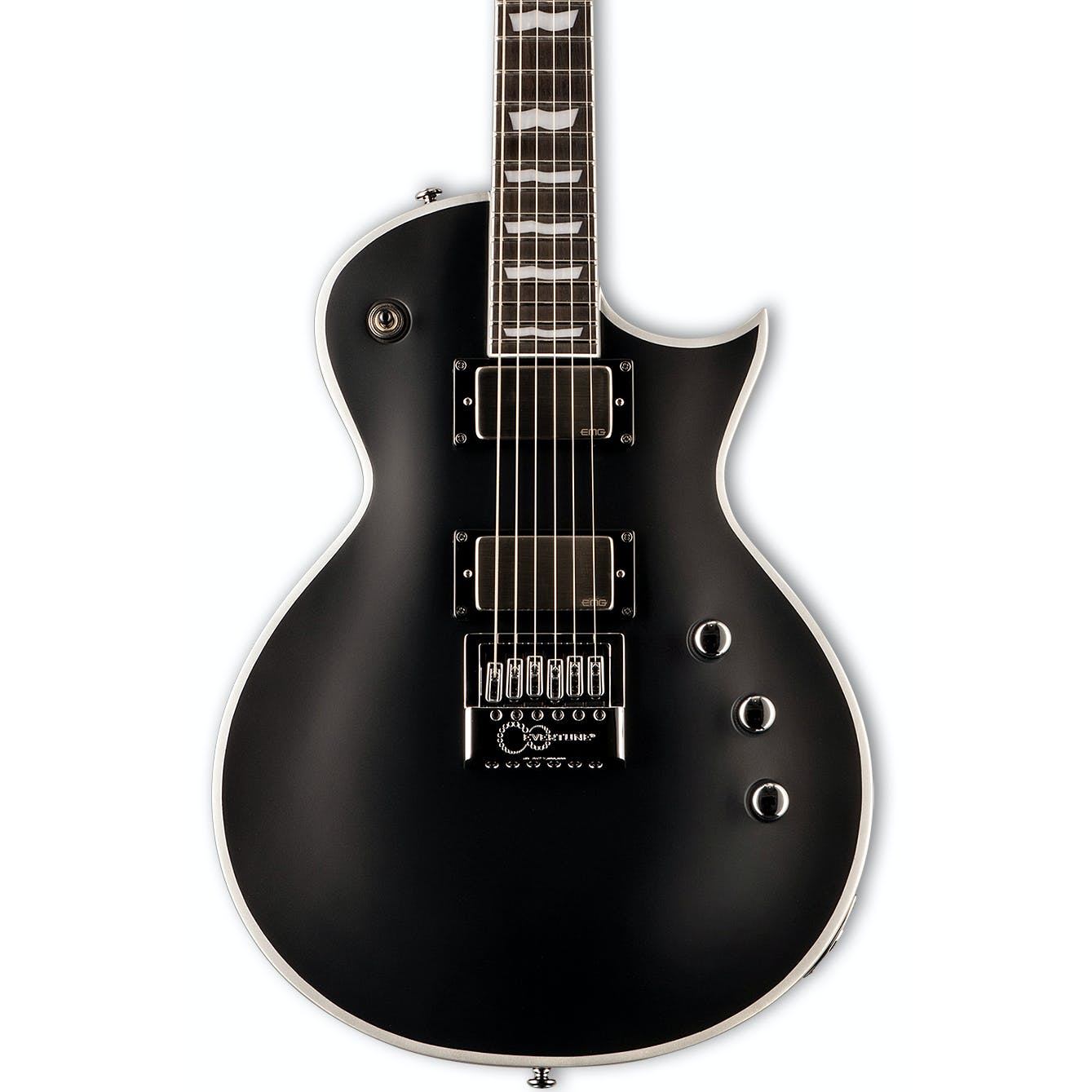ESP LTD EC-1000 EverTune BB Electric Guitar in Black Satin
