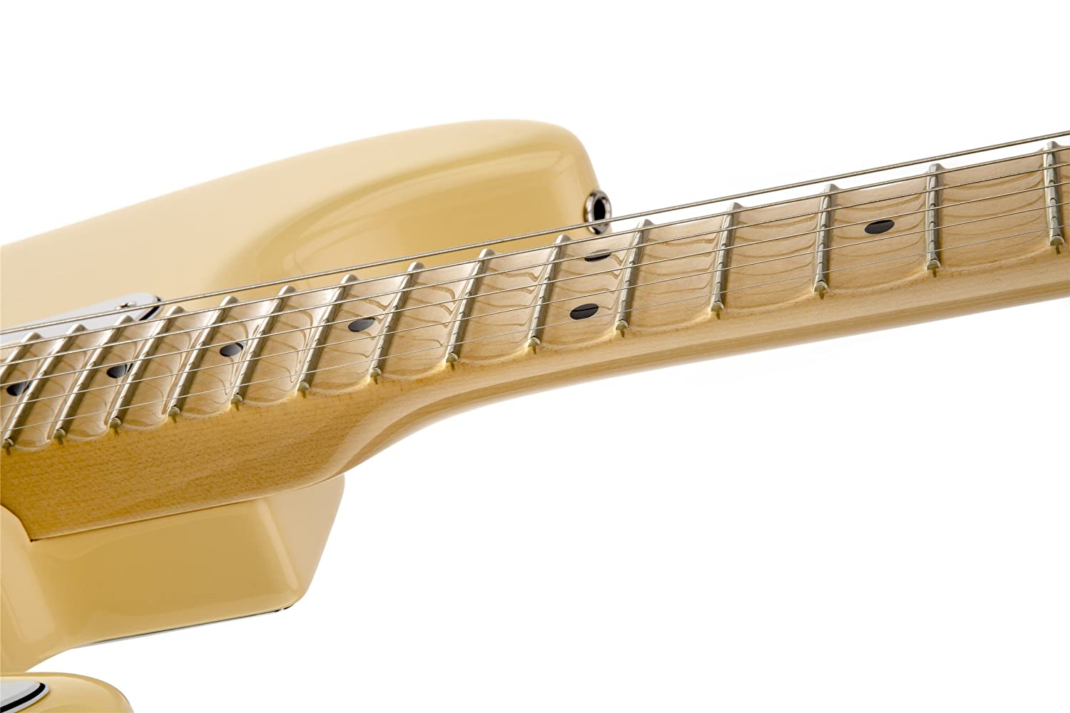 Fender Yngwie Malmsteen Stratocaster Electric Guitar Scalloped Rosewood Fingerboard Vintage White