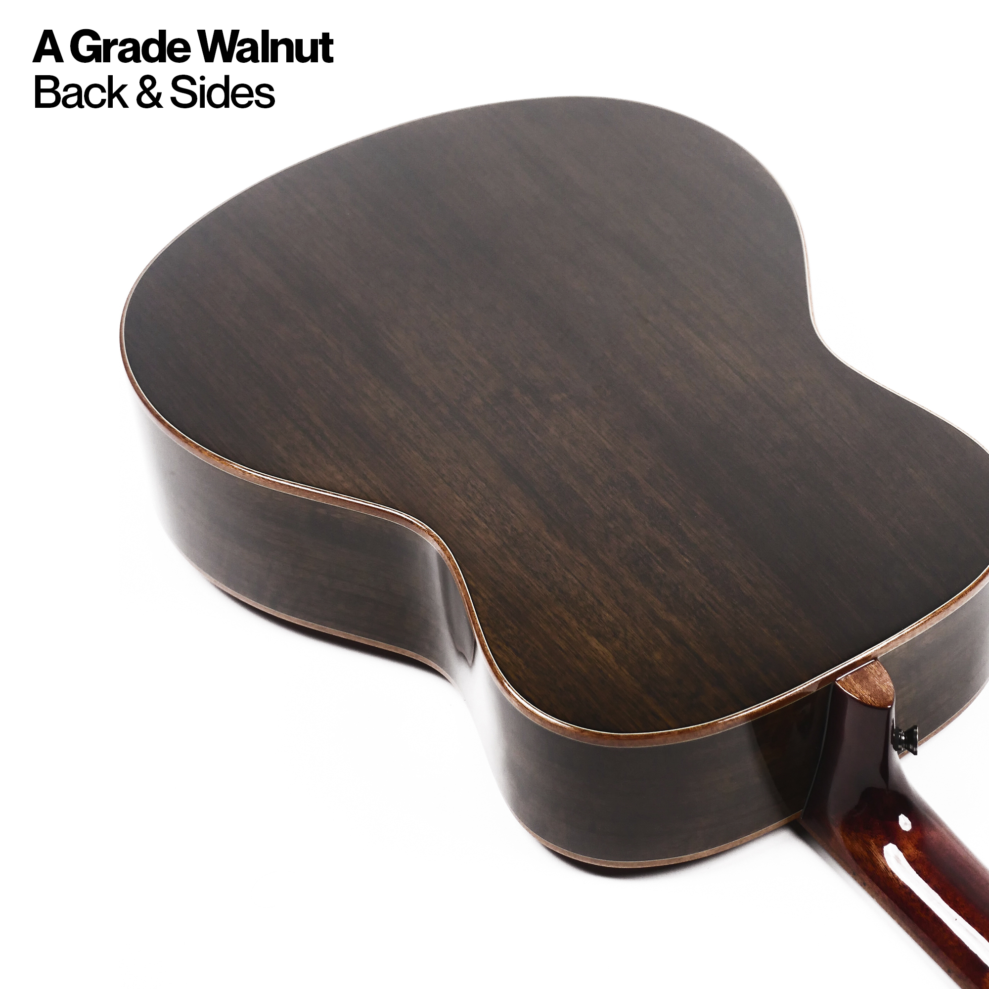 SQOE S200OM FG Solid top Acoustic Guitar - Natural Gloss Online price in India