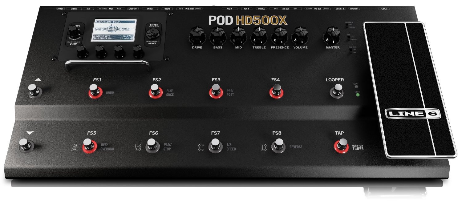 Line 6 POD HD500X Guitar Multi-Effects Processor - Discontinued