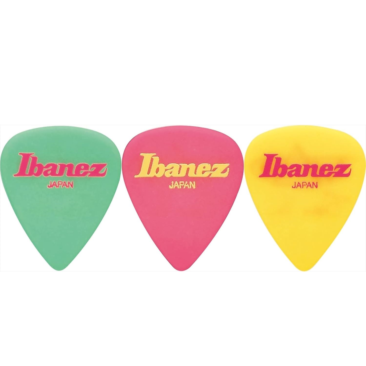 Ibanez B1000SVGPY Guitar Picks Pack of 3 online in India at johnsmusicin at the lowest price Online price in India