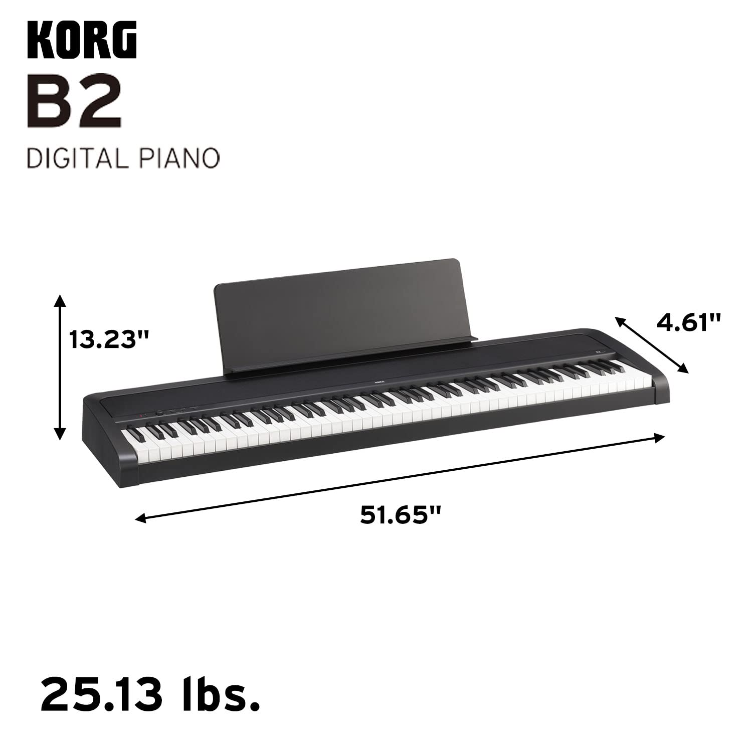 Korg B2 88-Key Digital Piano Online price in India