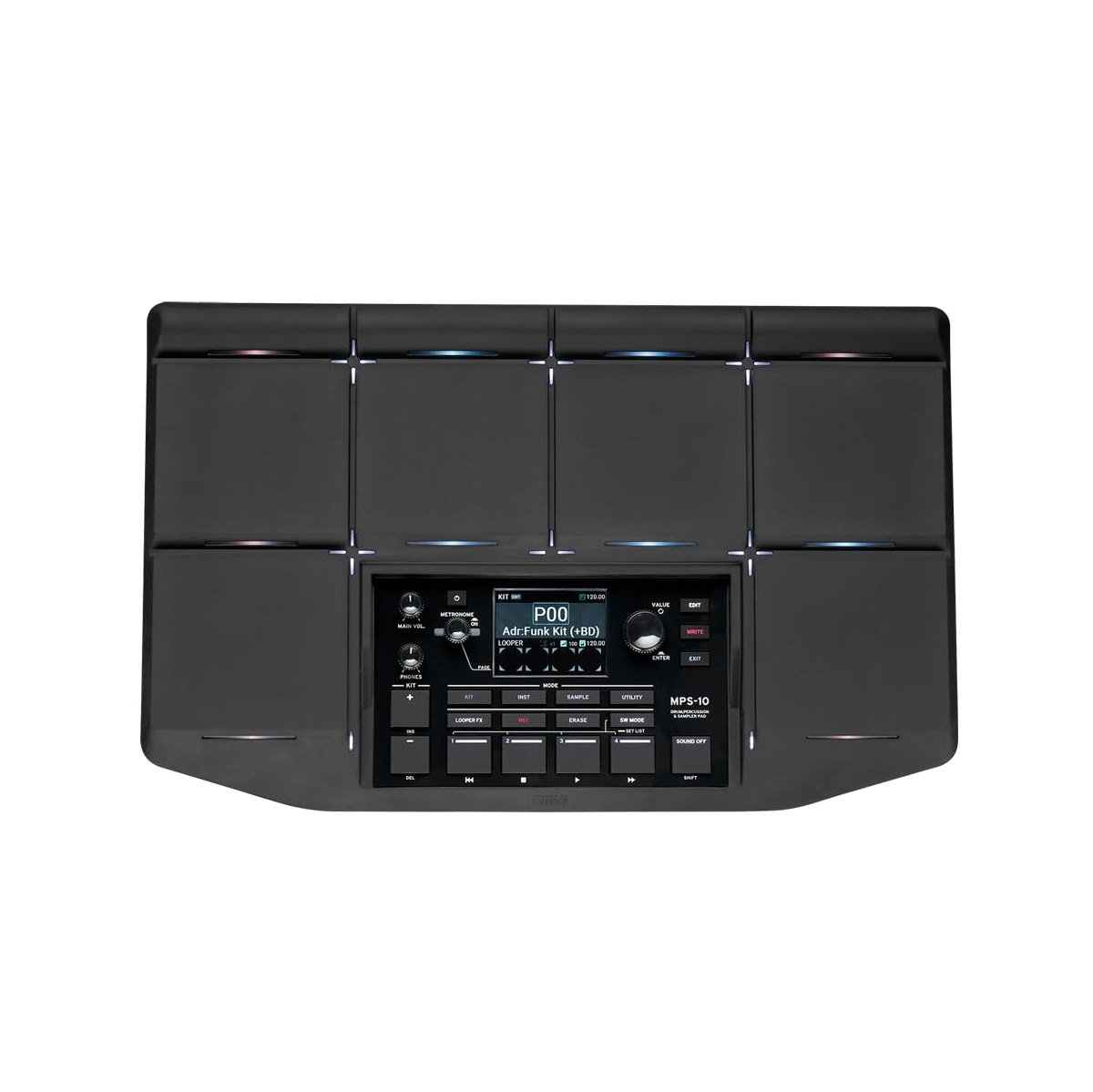 Korg MPS-10 Drum Percussion and Sampler Pad online in India at johnsmusicin at the lowest price Korg MPS-10 Drum Percussion and Sampler Pad Online price in India