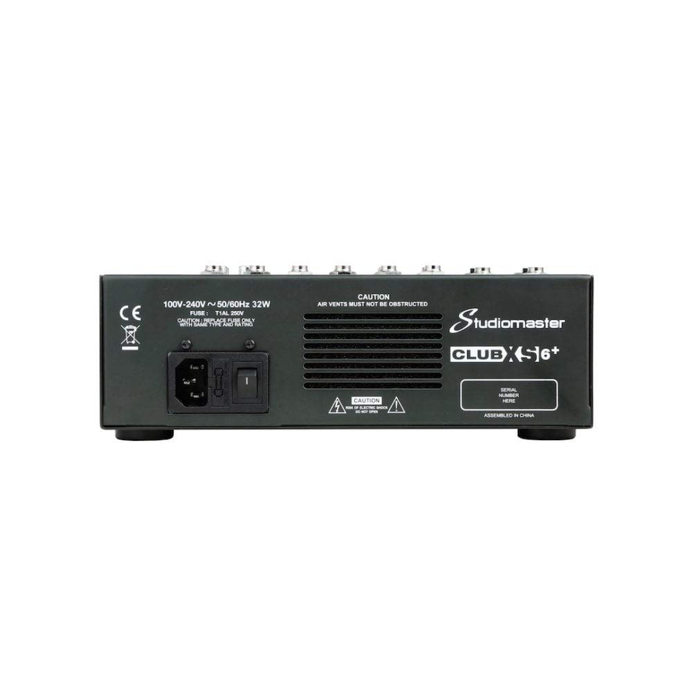 Studiomaster CLUB XS6 6 Channel Analog Mixer online price in India