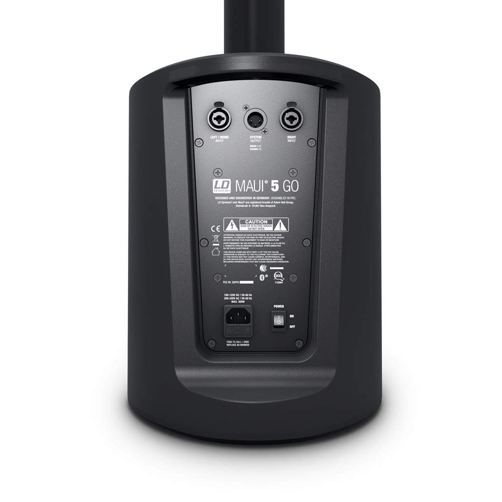 LD Systems MAUI 5 GO Ultra-Portable Battery-Powered Column PA System - Discontinued