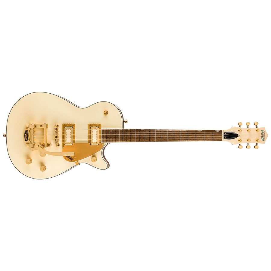 Gretsch Electromatic Pristine LTD Jet Single-Cut with Bigsby Laurel Fingerboard Electric Guitar White Gold online in India at johnsmusicin at the lowest price Online price in India