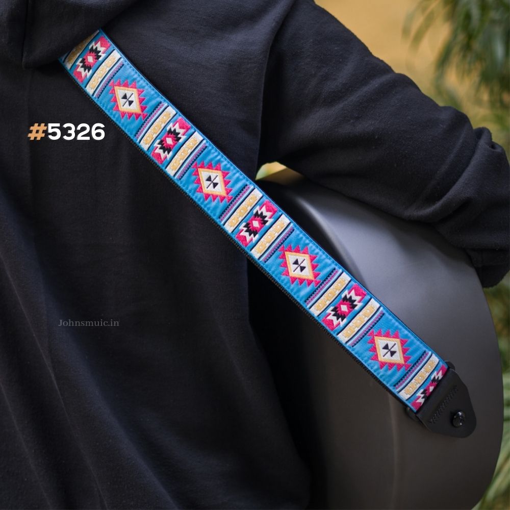 Ernie Ball 5326 Sedona Blue Jacquard Strap Online price in India