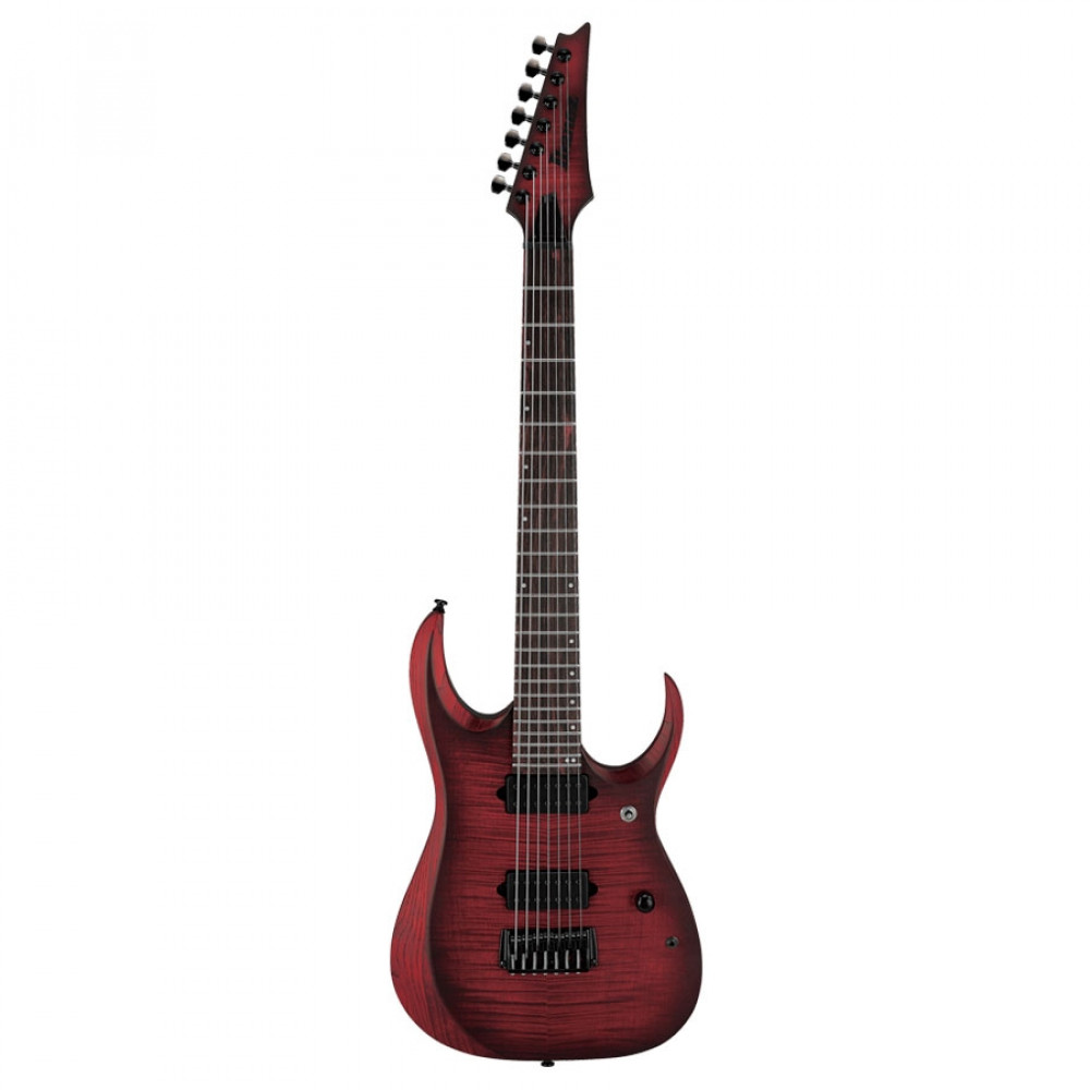 Image of Ibanez RGD721FA RGD Series 7-String Electric Guitar Stained Wine Red Burst Flat