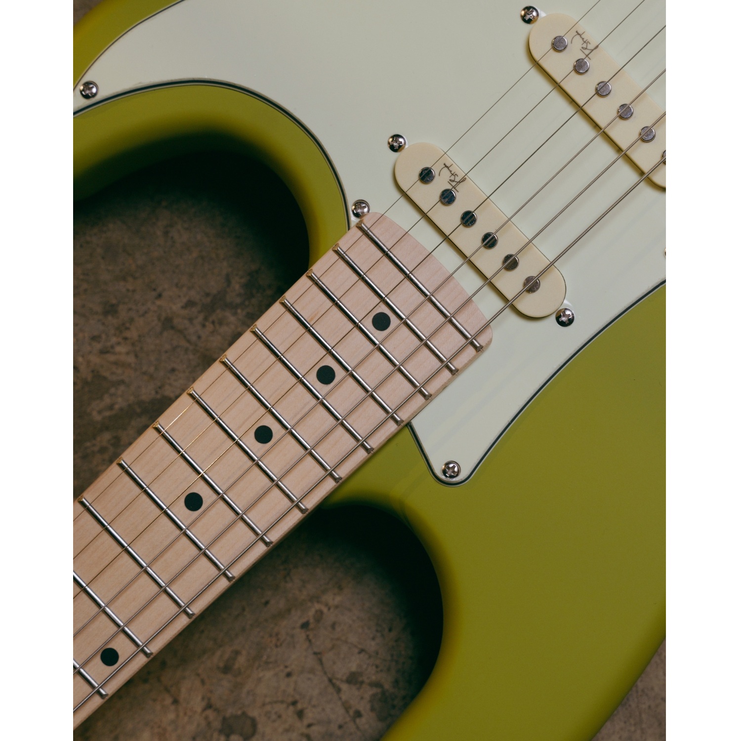 Strydom ST20M Laser Lime Electric Guitar HSS online in India at johnsmusicin at the lowest price Online price in India