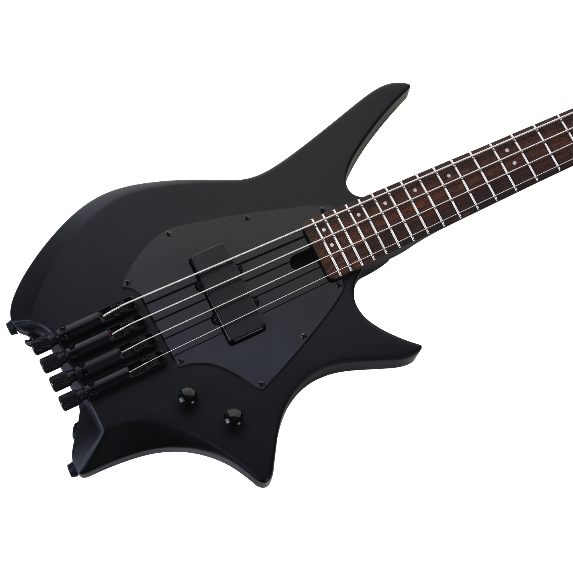 Hex NB300S BK BLACK Headless Bass Guitar
