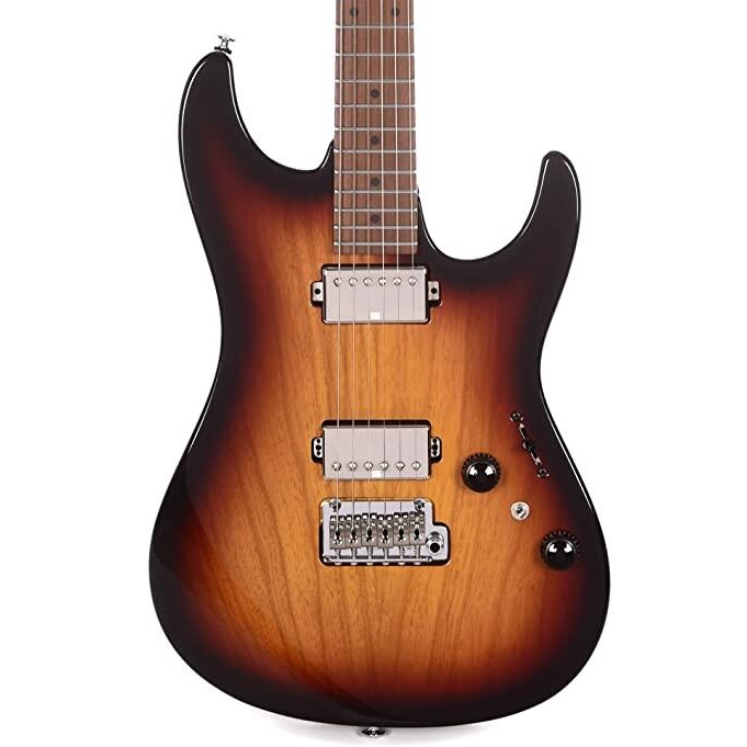 Ibanez AZ Prestige Series AZ2202A 6 String Electric Guitar with Case - Tri Fade Burst Online price in India