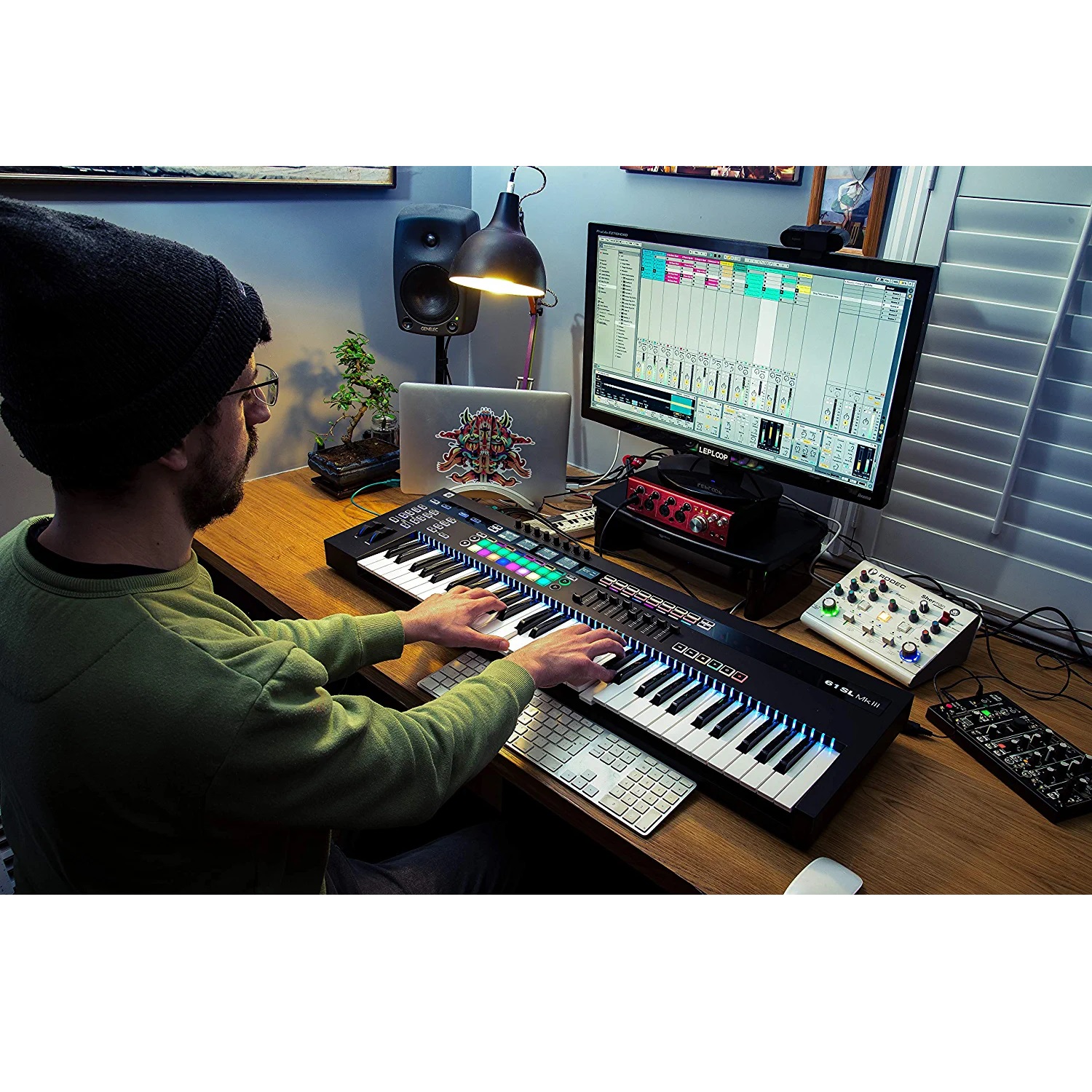 Novation 61 SL MkIII MIDI and CV Keyboard Controller Online price in India