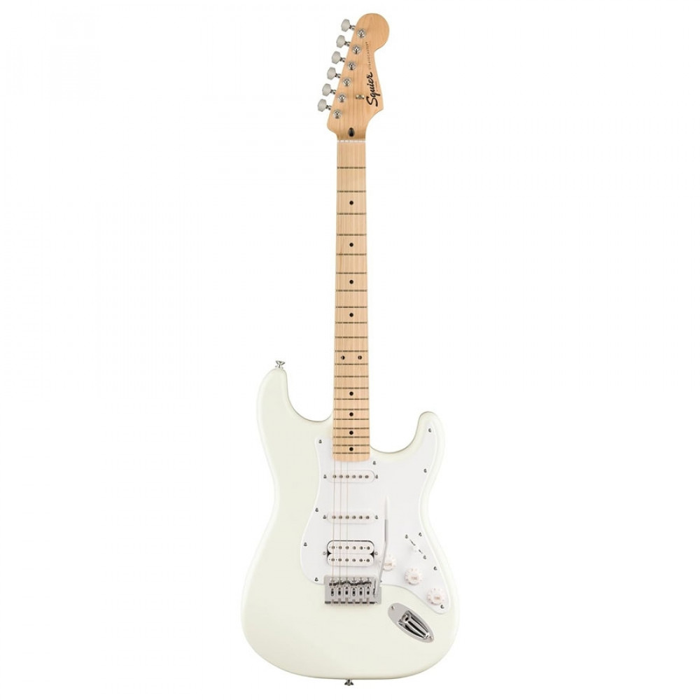 Image of Fender Squier Sonic Stratocaster HSS FSR Maple Fingerboard Electric Guitar Artic White