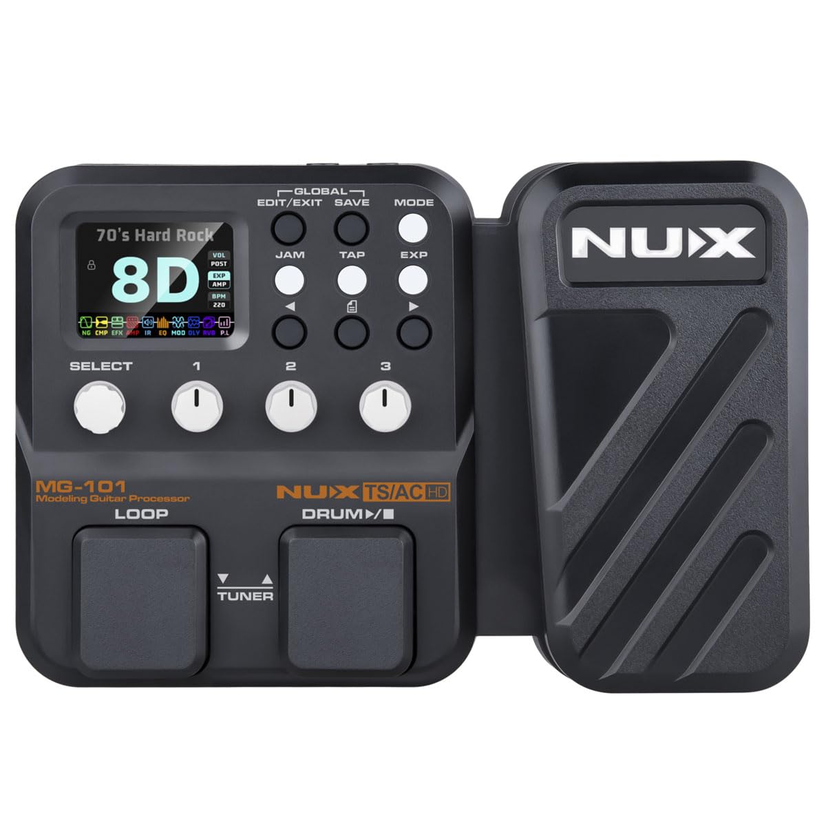 NUX MG-101 Guitar Multi Effect Processor online in India at johnsmusicin at the lowest price Online price in India