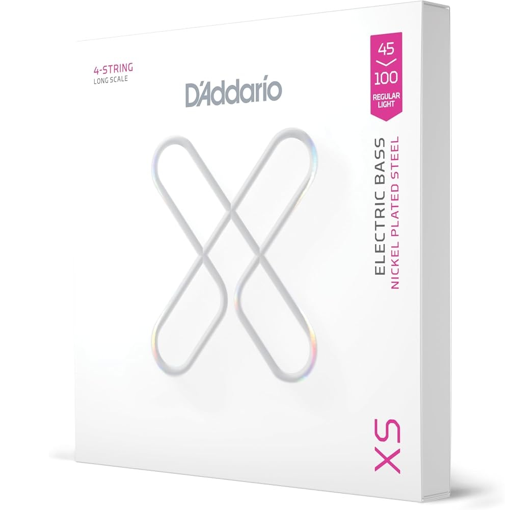 DAddario XS Nickel Wound Coated Electric Bass Strings XSB45100 Regular Light Long Scale 45-100 online in India at johnsmusicin at the lowest price Online price in India