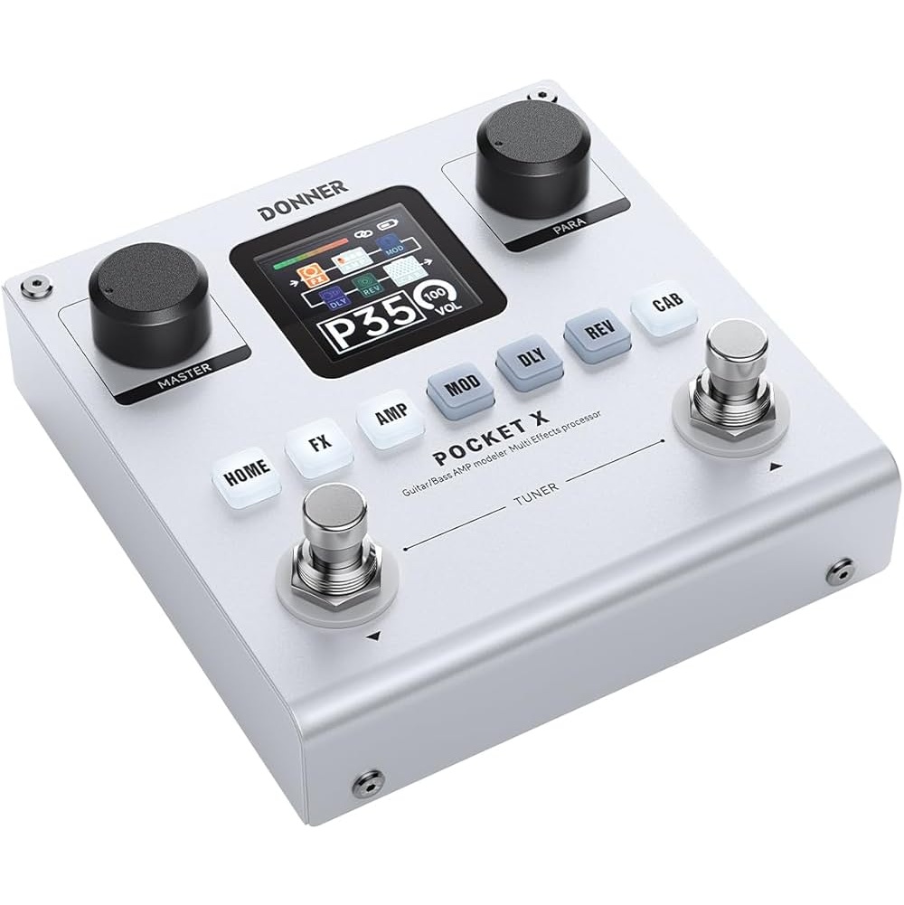Donner Pocket-X Multi Effects Guitar Pedal online in India at johnsmusicin at the lowest price Online price in India