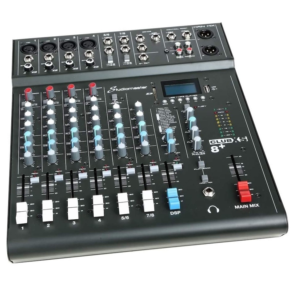 Studiomaster CLUB XS8 8 Channel Analog Mixer online price in India