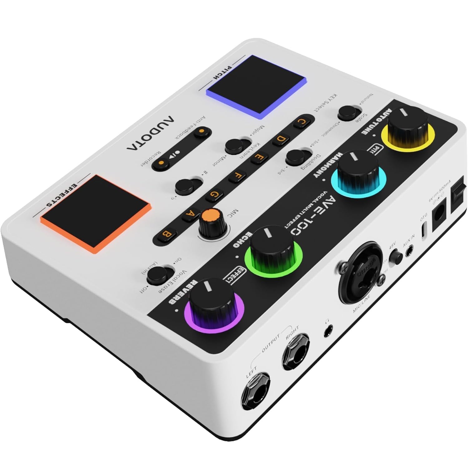 AUDOTA AVE-100 Vocal Multi Effects Processor with Pitch Correction online in India at johnsmusicin at the lowest price Online price in India