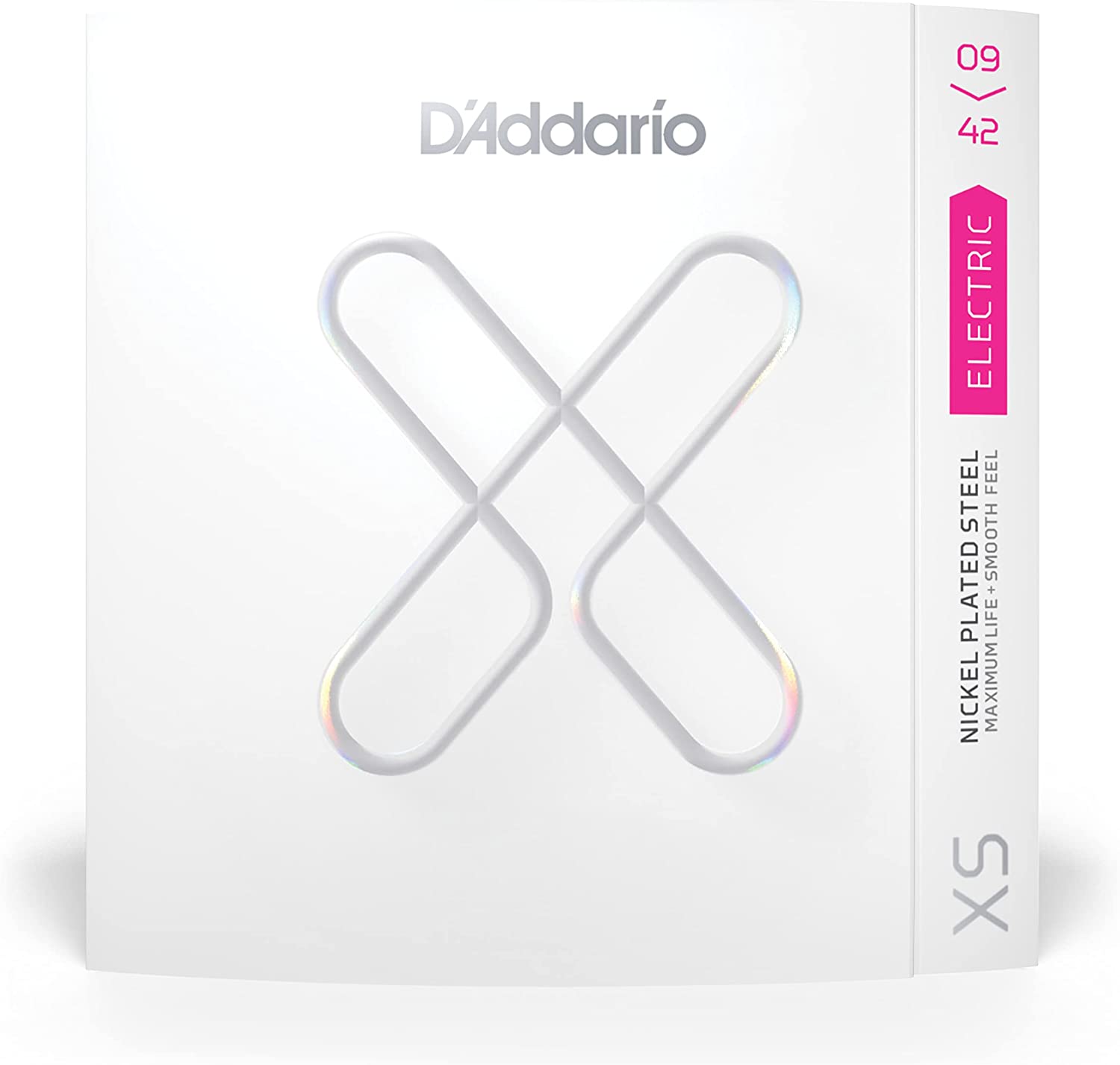 DAddario Guitar Strings - XS Nickel Coated Electric Guitar Strings - XSE0942 - Maximum Life with Smooth Feel Exceptional Tone - For 6 String Guitars - 09-42 Super Light Online price in India