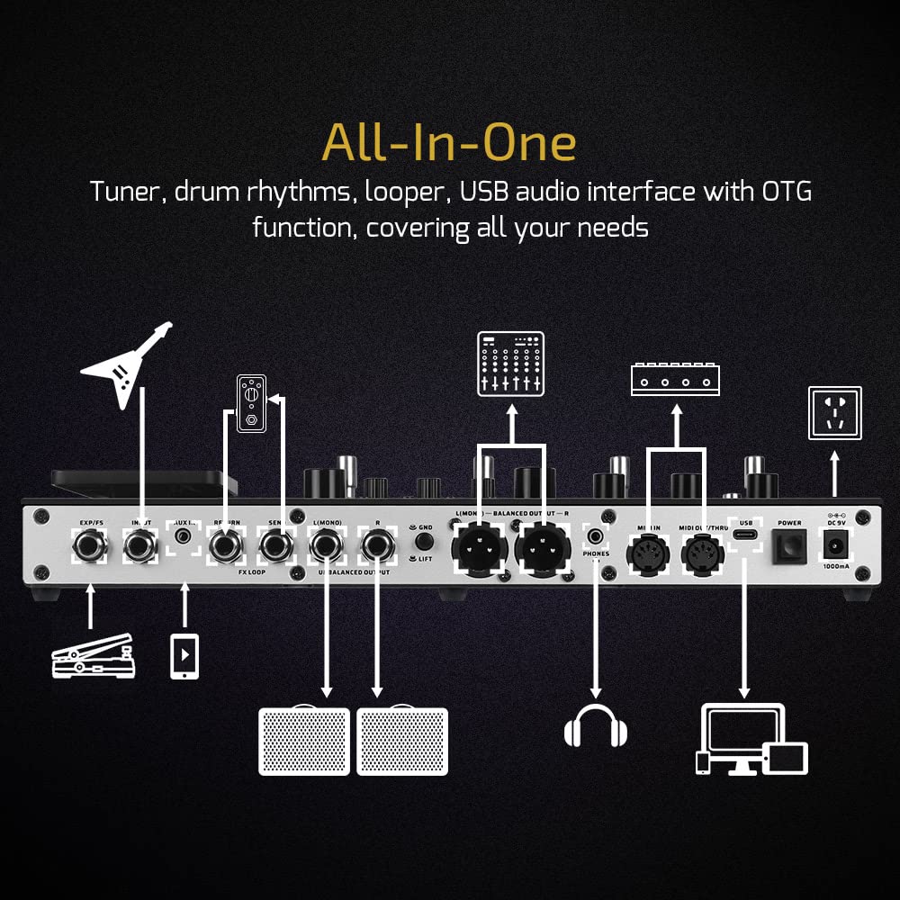 Valeton GP-200 Multi-Effects Processor w Gig Bag Online price in India