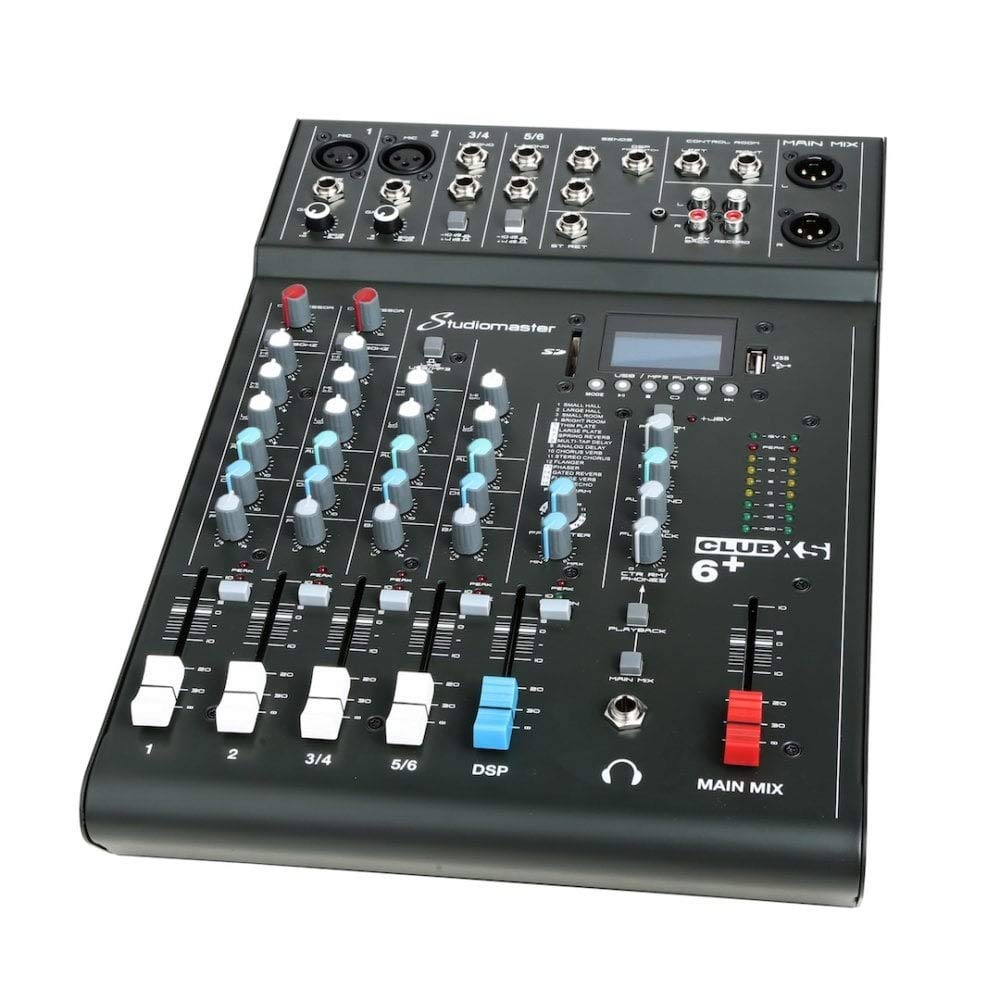 Studiomaster CLUB XS6 6 Channel Analog Mixer online price in India