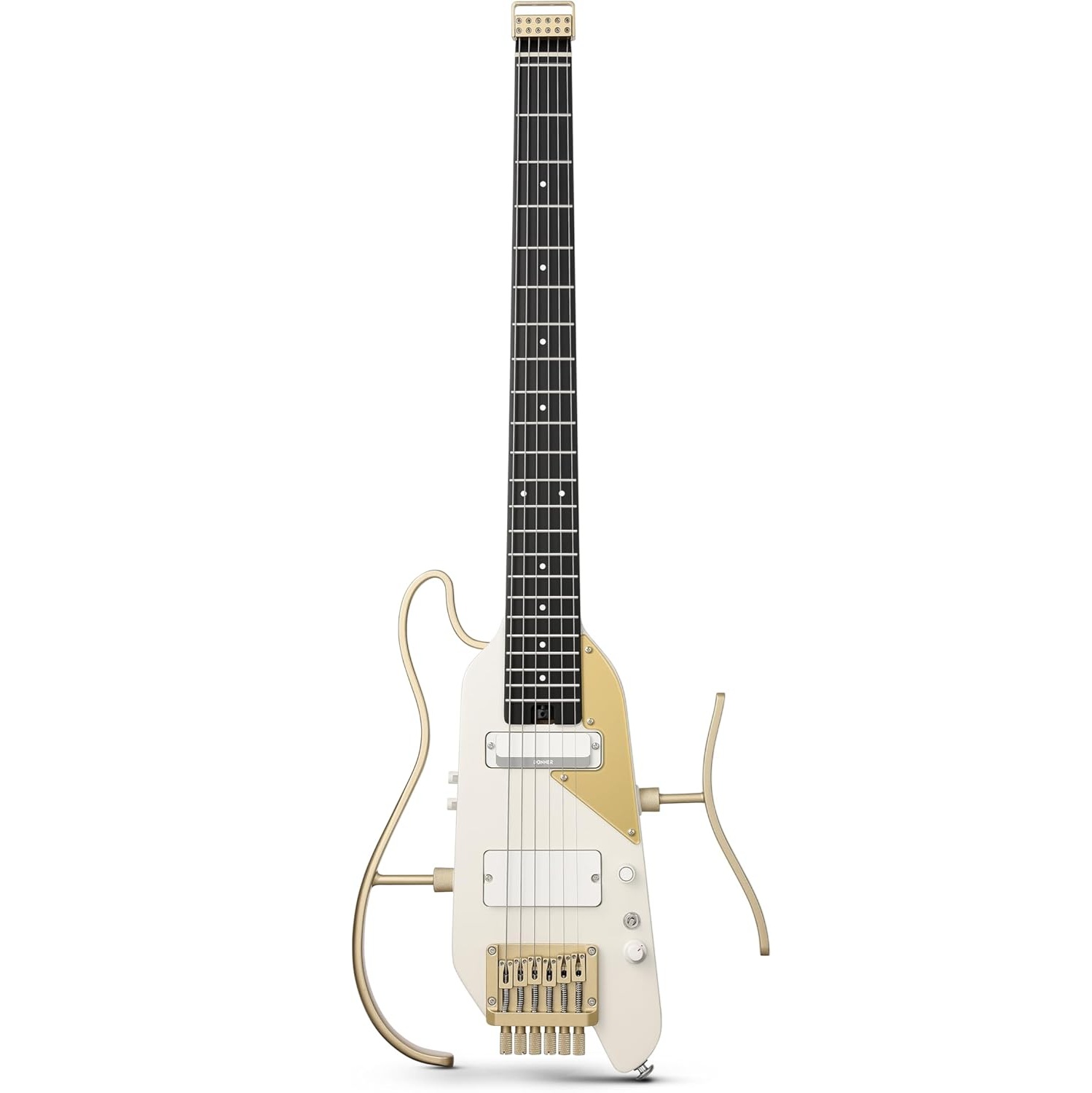 Donner HUSH X PRO White Luxe Electric Guitar Kit online in India at johnsmusicin at the lowest price Online price in India