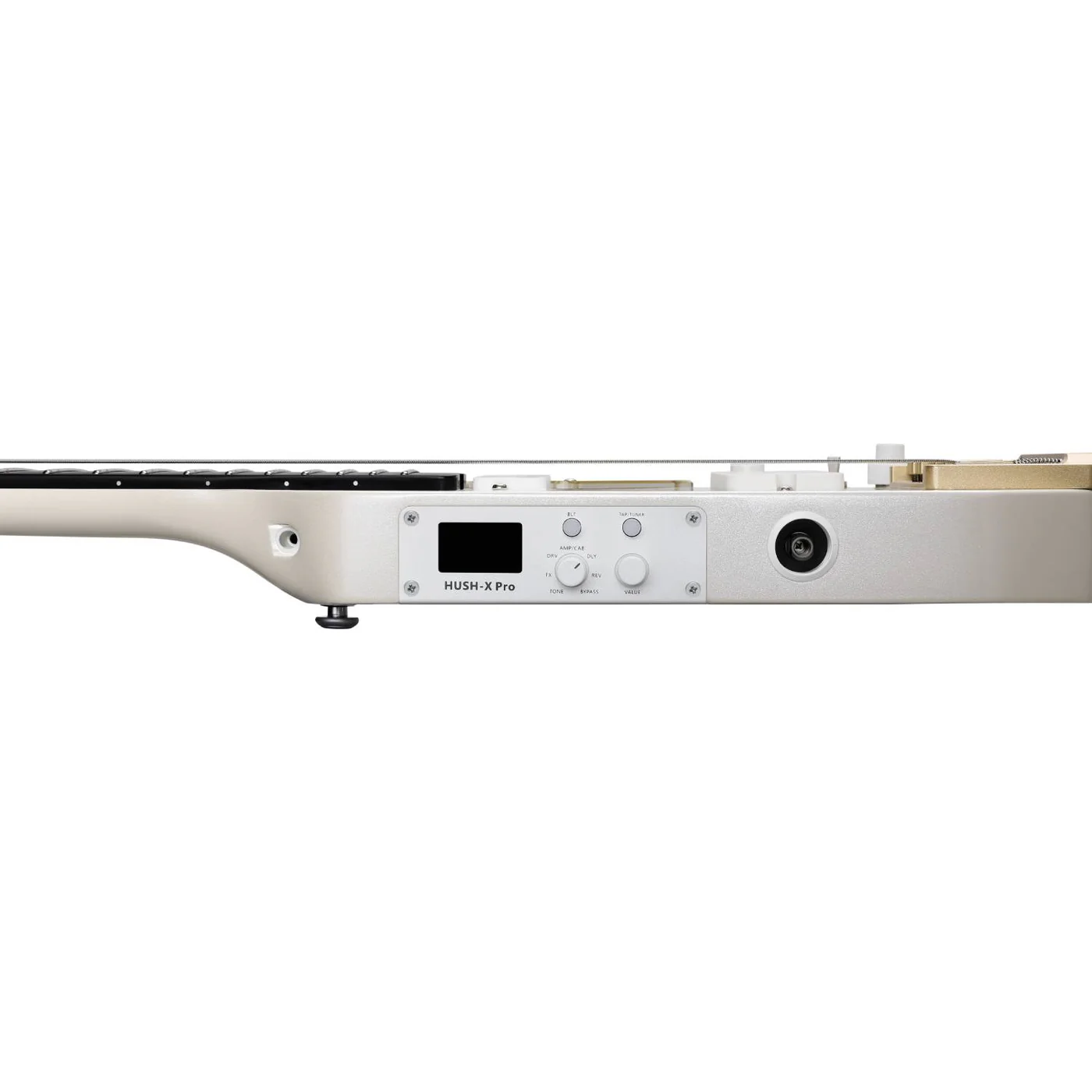 Donner HUSH X PRO White Luxe Electric Guitar Kit online in India at johnsmusicin at the lowest price Online price in India