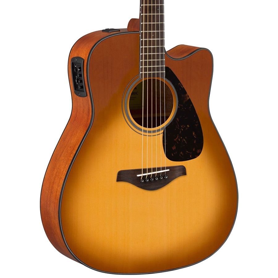 Yamaha FGX800C Electro-Acoustic Guitar Sand Burst online in India at johnsmusicin at the lowest price Online price in India