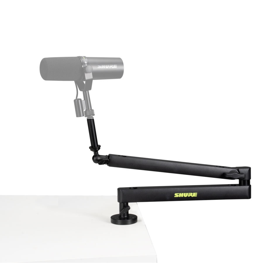 Shure SH-BROADCAST2 Low-Profile Desktop Mic Boom Stand online in India at johnsmusicin at the lowest price Online price in India