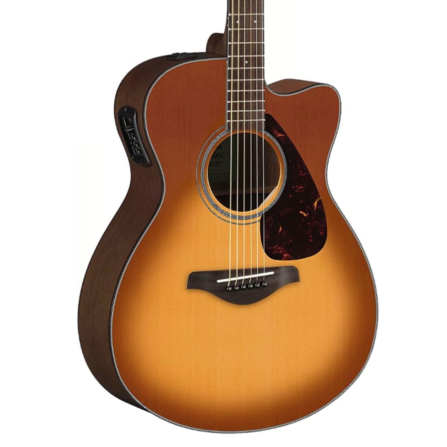 Yamaha FSX800C Concert Cutaway Electro-Acoustic Guitar Sand Burst Online price in India