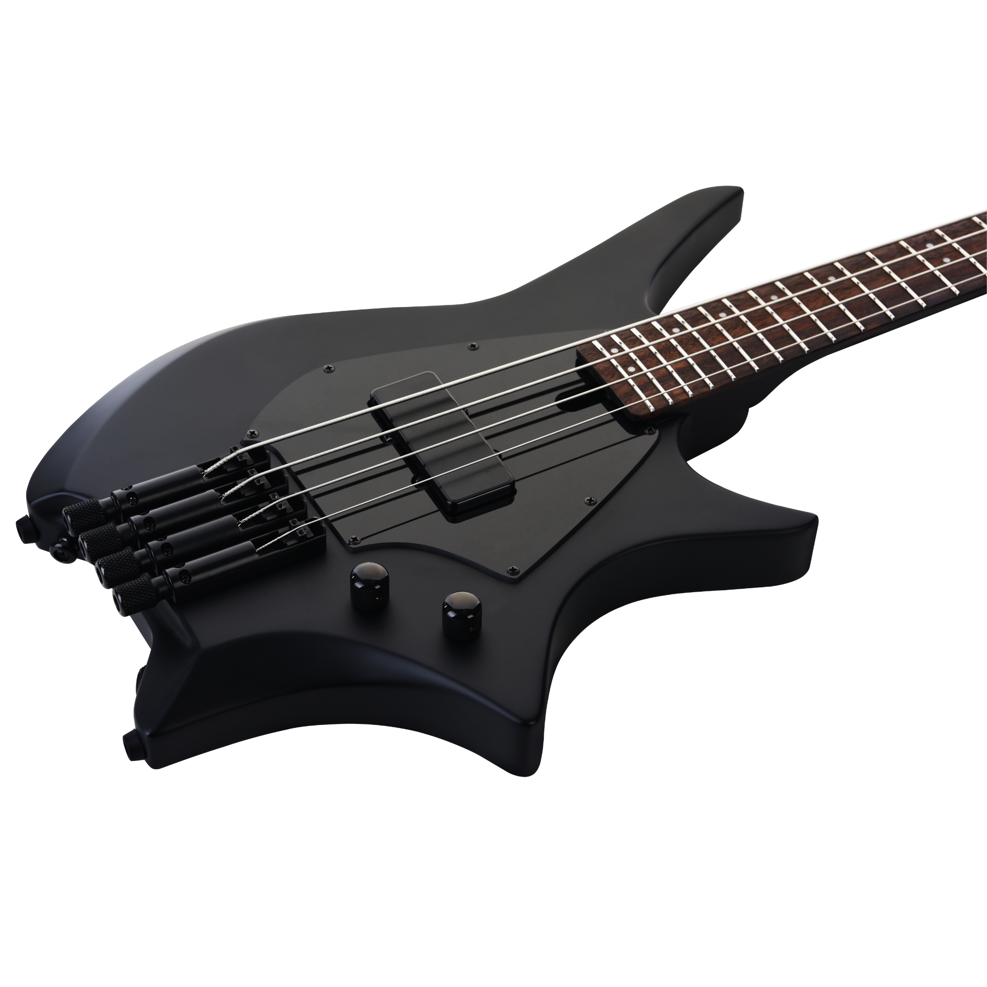 Hex NB300S BK BLACK Headless Bass Guitar online in India at johnsmusicin at the lowest price Online price in India