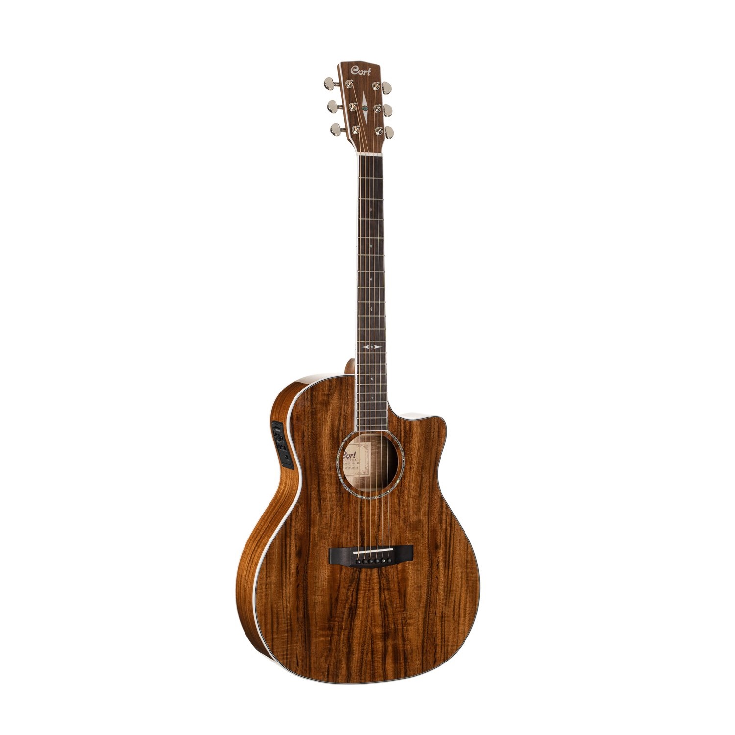 Cort GA5F KOA 6 String Electro Acoustic Guitar Online price in India