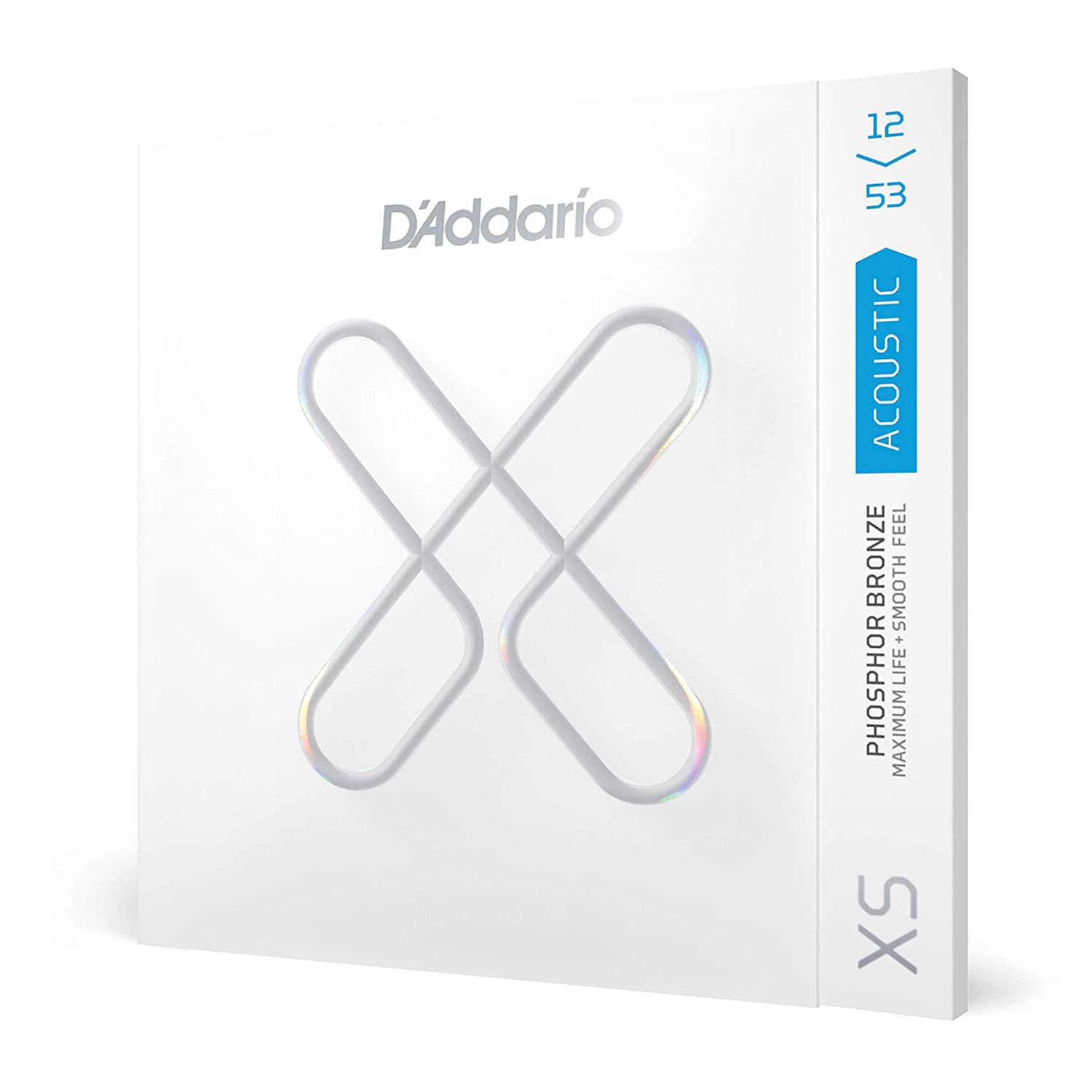 DAddario XS Acoustic Guitar Strings Phosphor Bronze Light 12-53 XSAPB1253 Online price in India