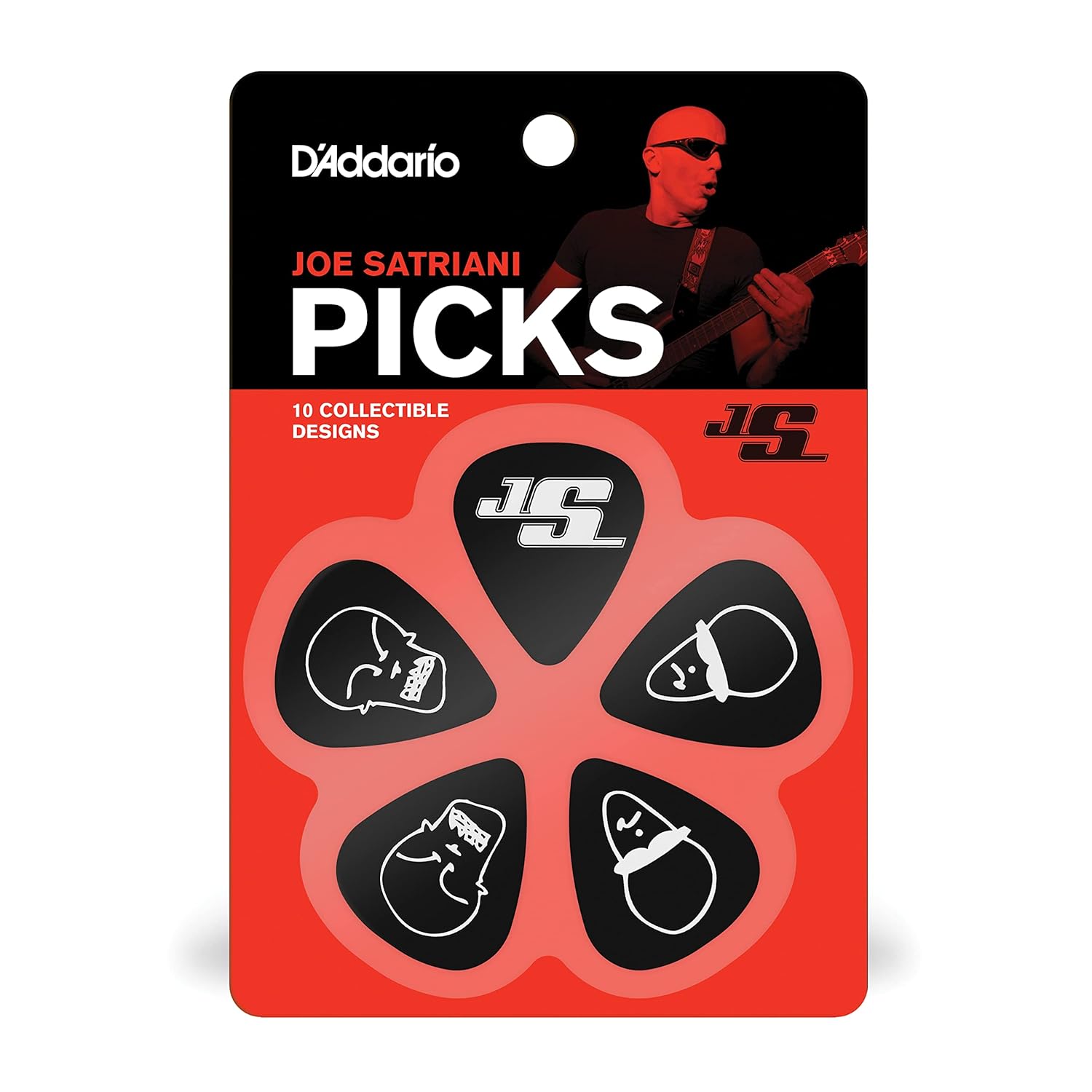 Planet Waves 1CBK4-10JS Satriani Joe Medium Guitar Picks Black online in India at johnsmusicin at the lowest price Online price in India
