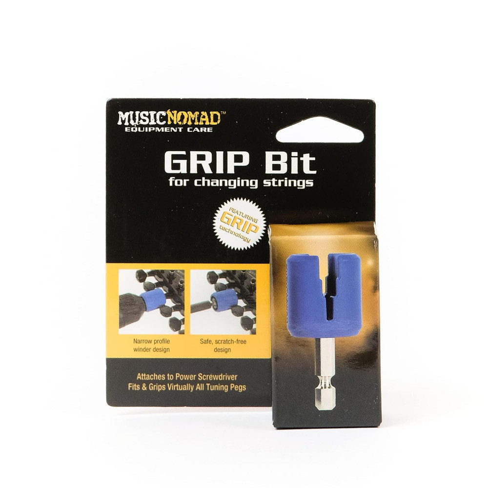 Image of Music Nomad MN220 GRIP Bit Screwdriver Blue