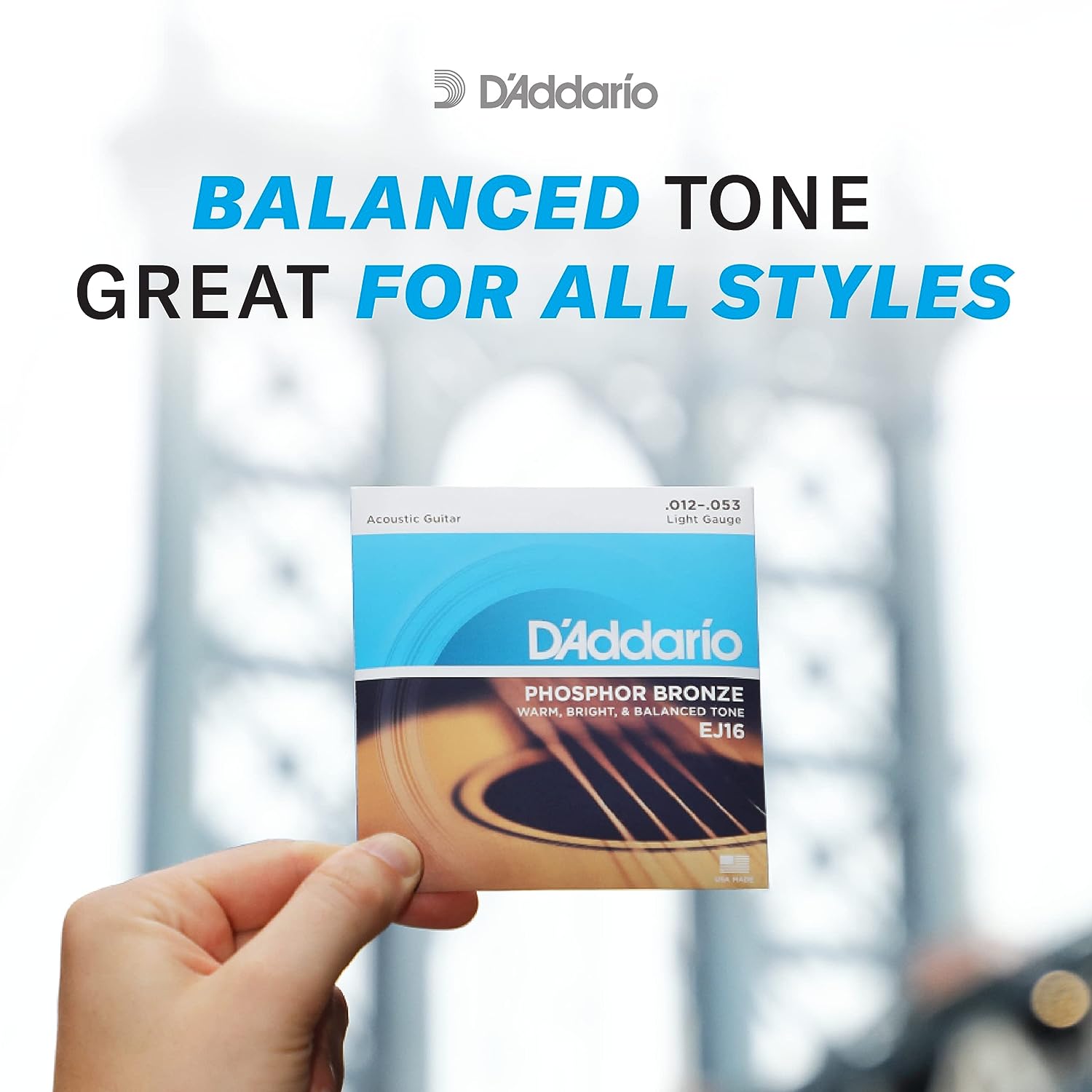 DAddario EJ15 Acoustic Guitar Strings Online price in India