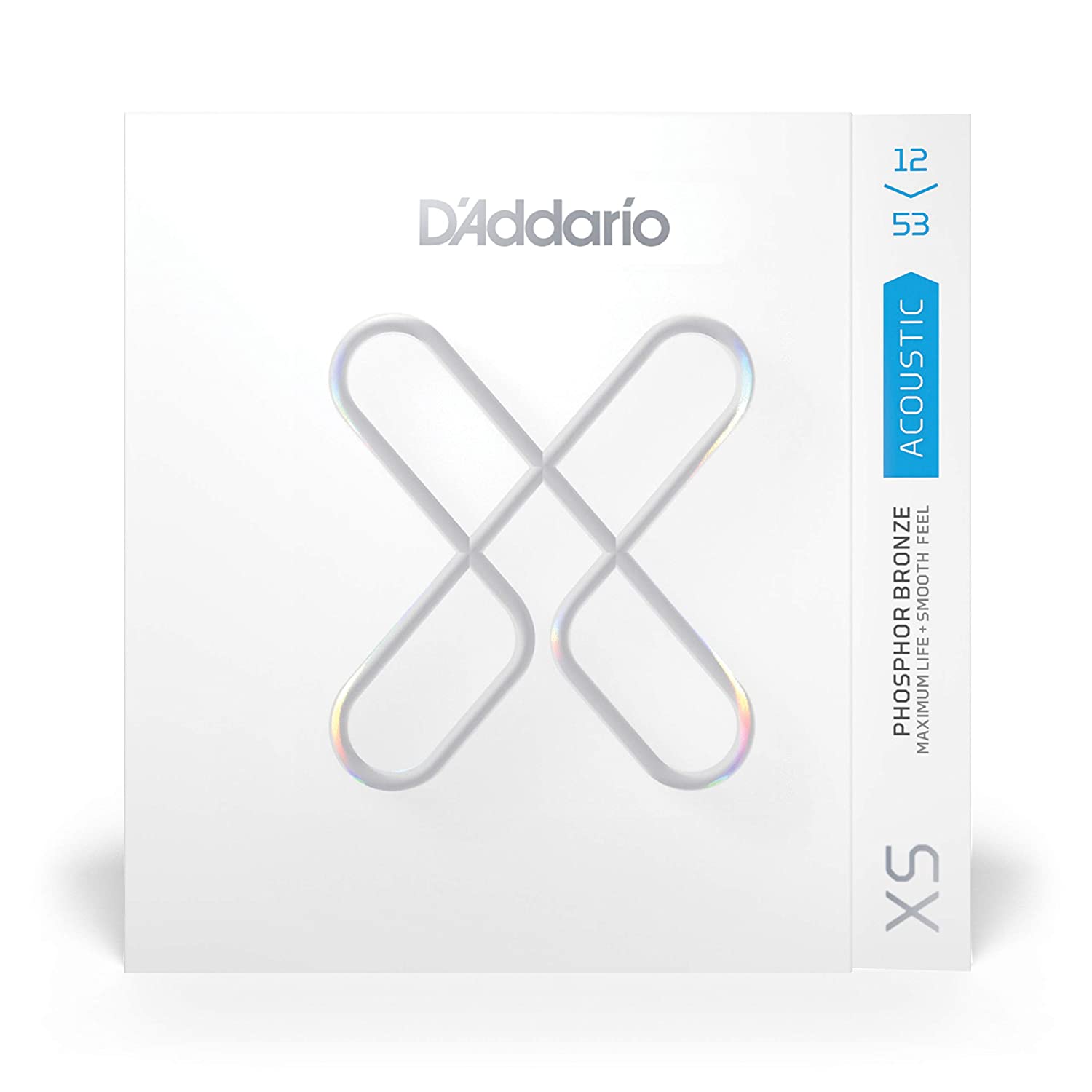DAddario XS Acoustic Guitar Strings Phosphor Bronze Light 12-53 XSAPB1253 Online price in India