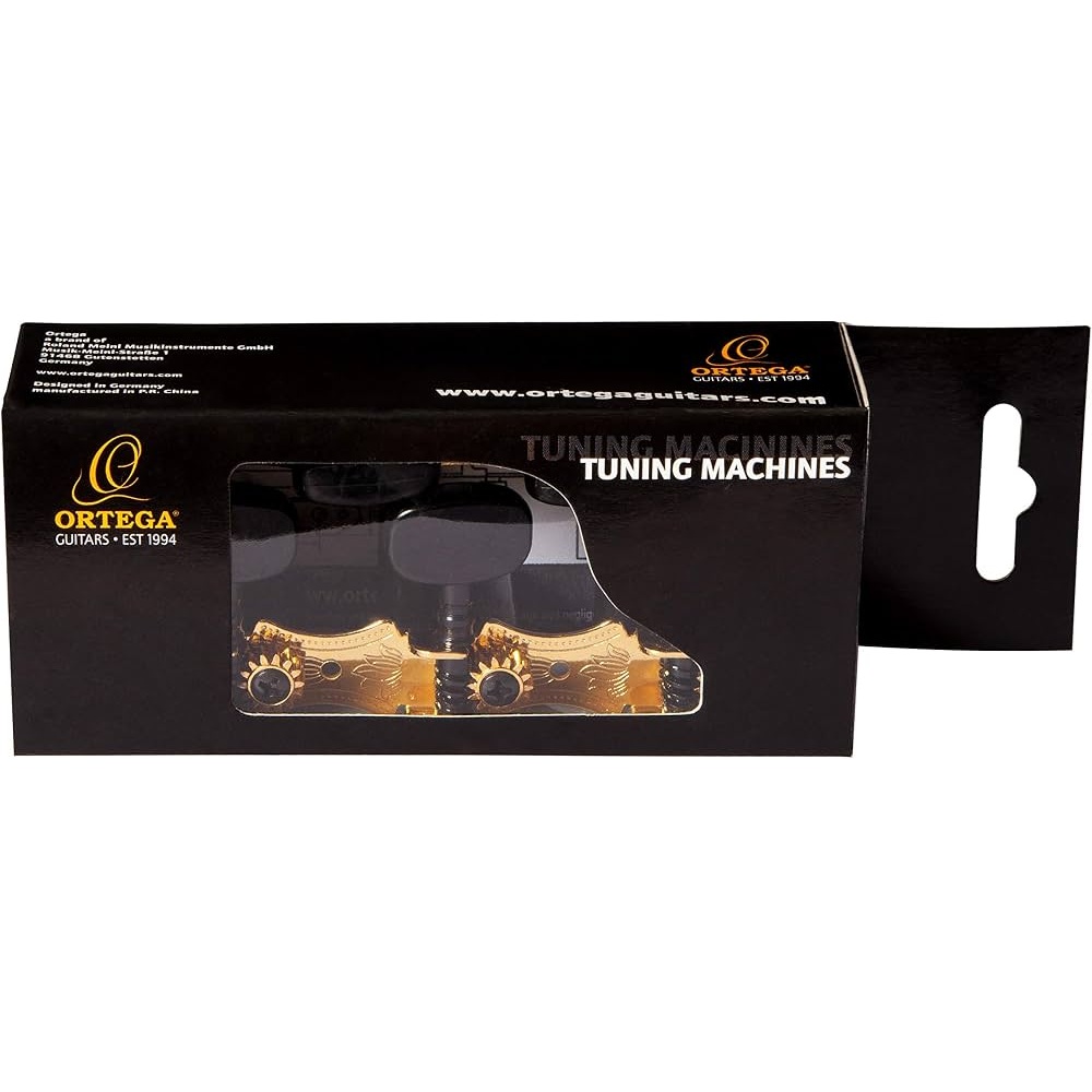Ortega OTM-STUDENT Classic Tuning Machines Chrome Black online in India at johnsmusicin at the lowest price