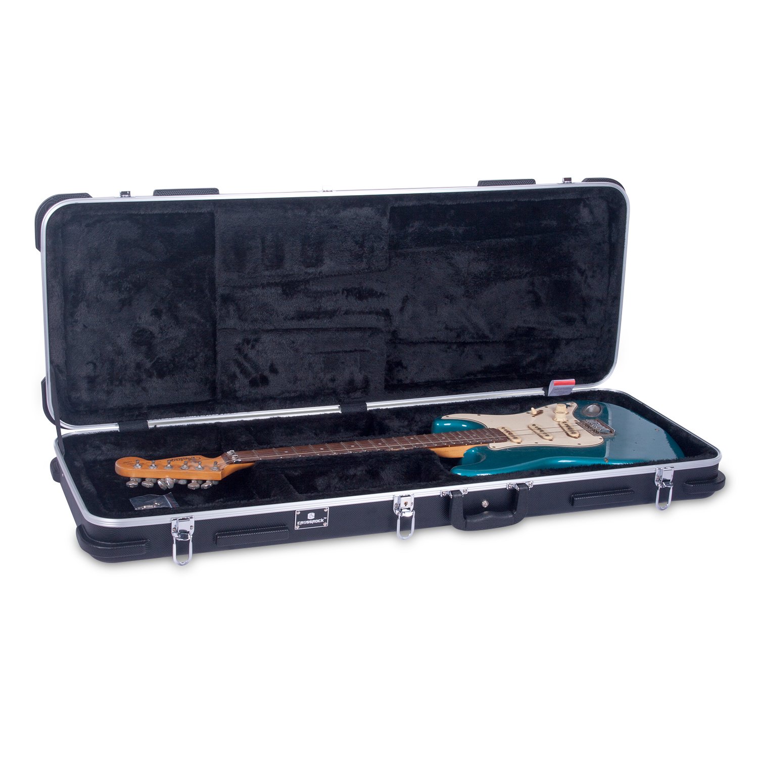 Crossrock CRA860EBK Electric Guitar Case ABS Molded Black online in India at johnsmusicin at the lowest price Online price in India