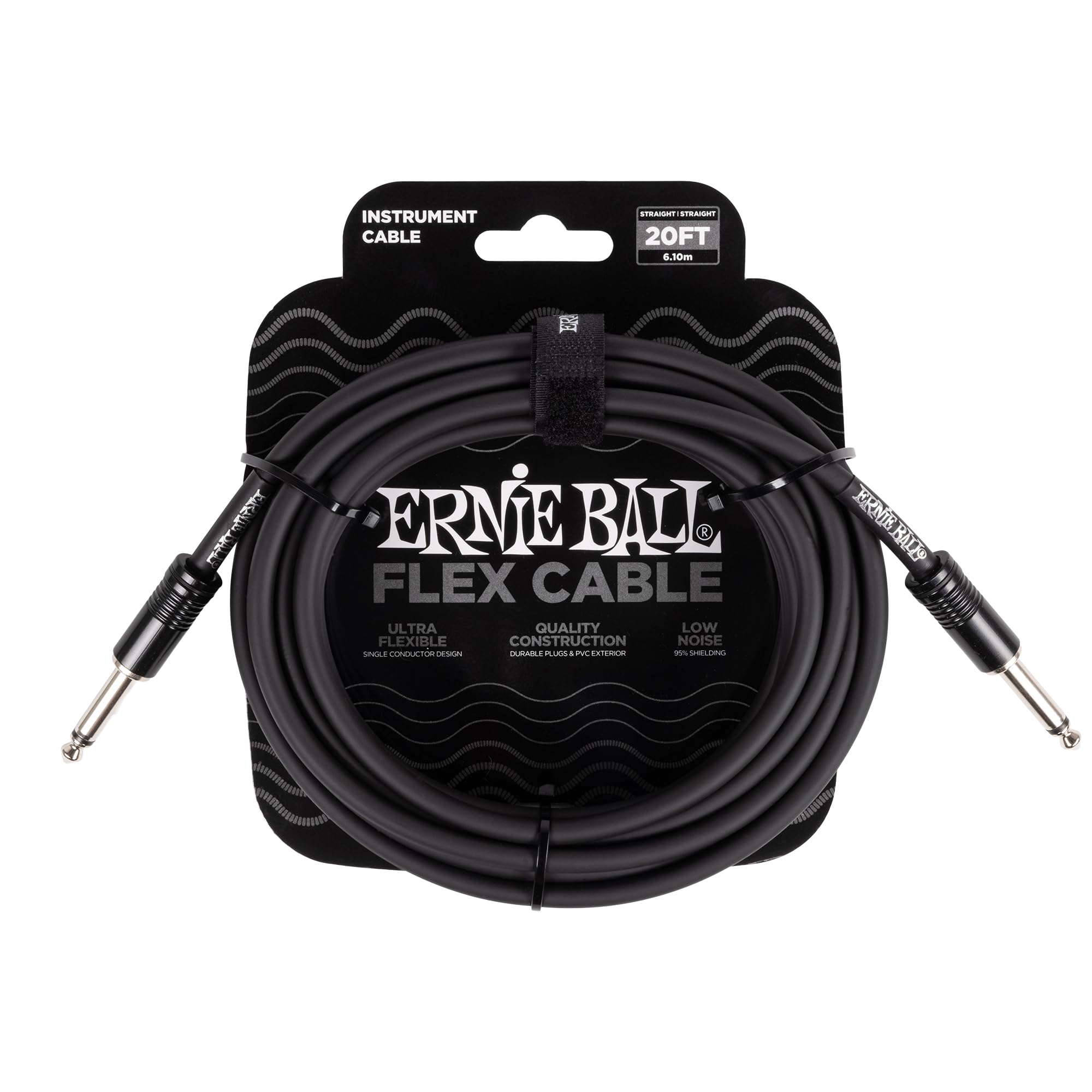 Ernie Ball 6435 Flex Instrument Cable 20 Feet Black online in India at johnsmusicin at the lowest price Online price in India